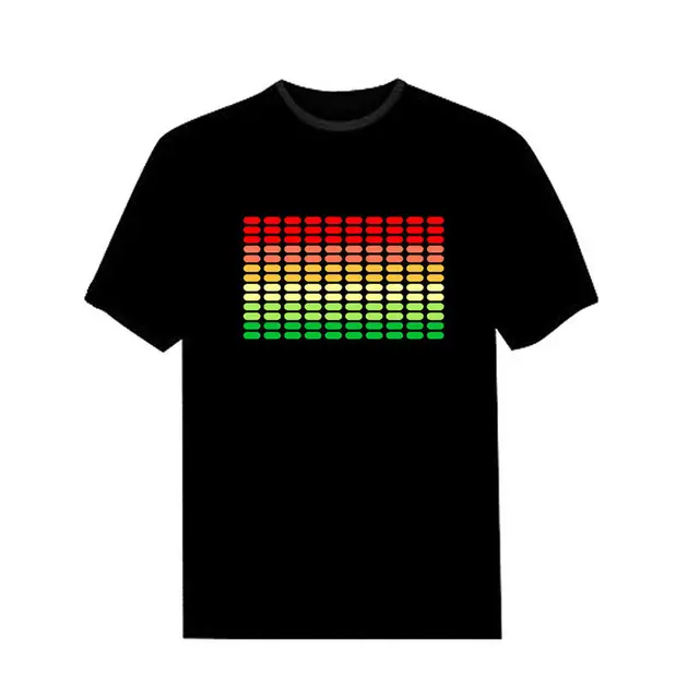 "DjTee" - la maglietta che si illumina con la musica - IN ESCLUSIVA