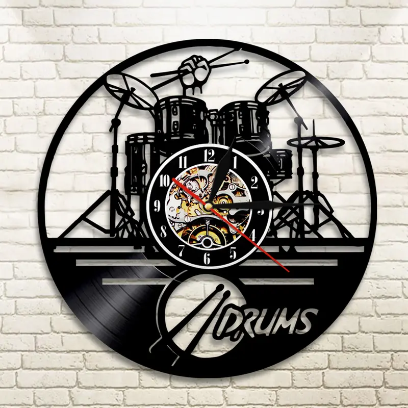 "DrumTime" - orologio da parete per batteristi - IN ESCLUSIVA