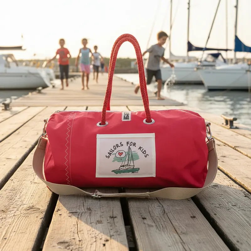 Duffle Mini in vela Perini Navy | Edizione Sailors for Kids
