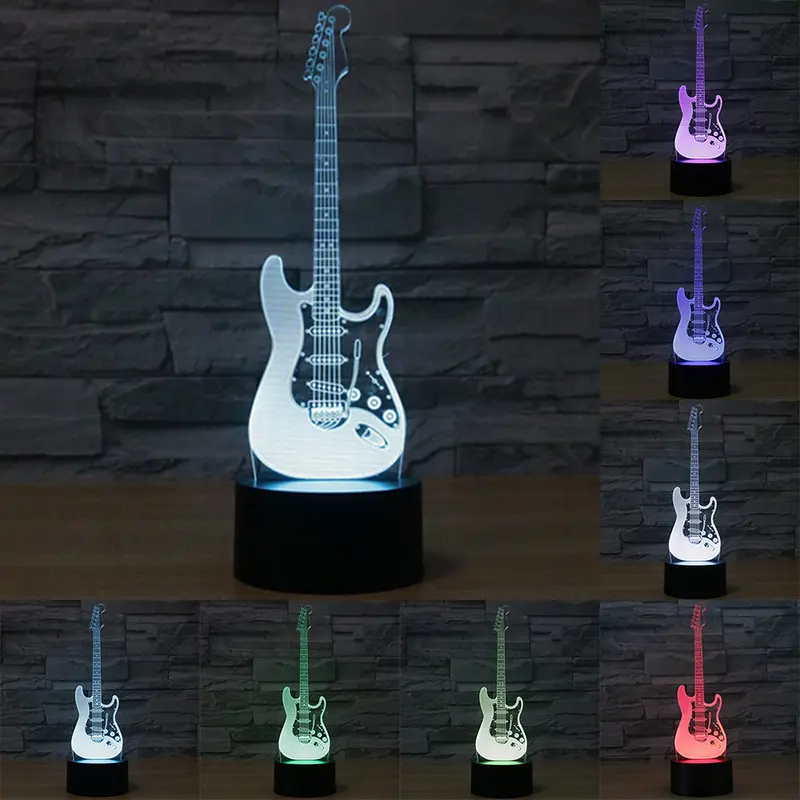 "ElectricLamp" - lampada led chitarra elettrica - IN ESCLUSIVA