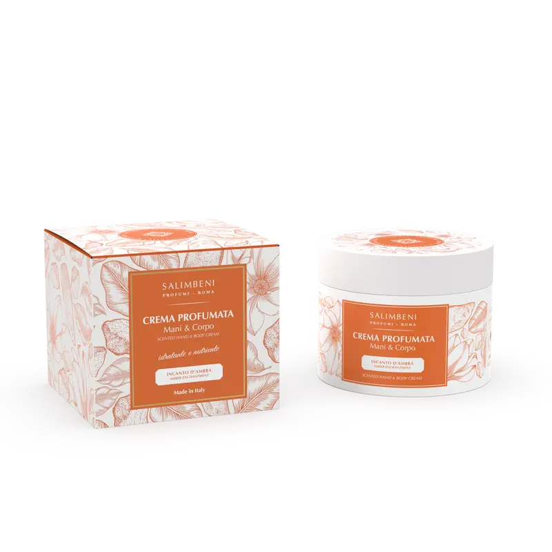 Encanto de Âmbar - Creme perfumado para mãos e corpo de 200ml