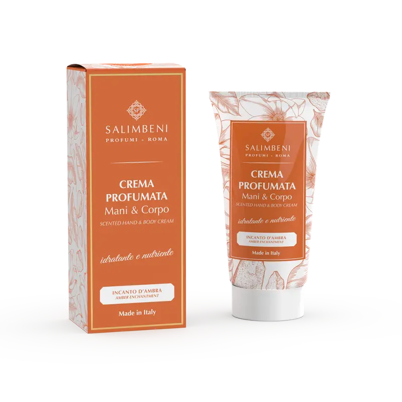 Encanto de Âmbar - Creme perfumado para mãos e corpo de 50ml
