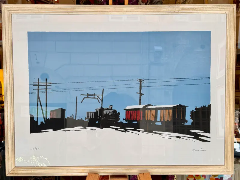 Enotrio Pugliese – “Senza titolo" – litografia su carta 45/60 - 1970 ca