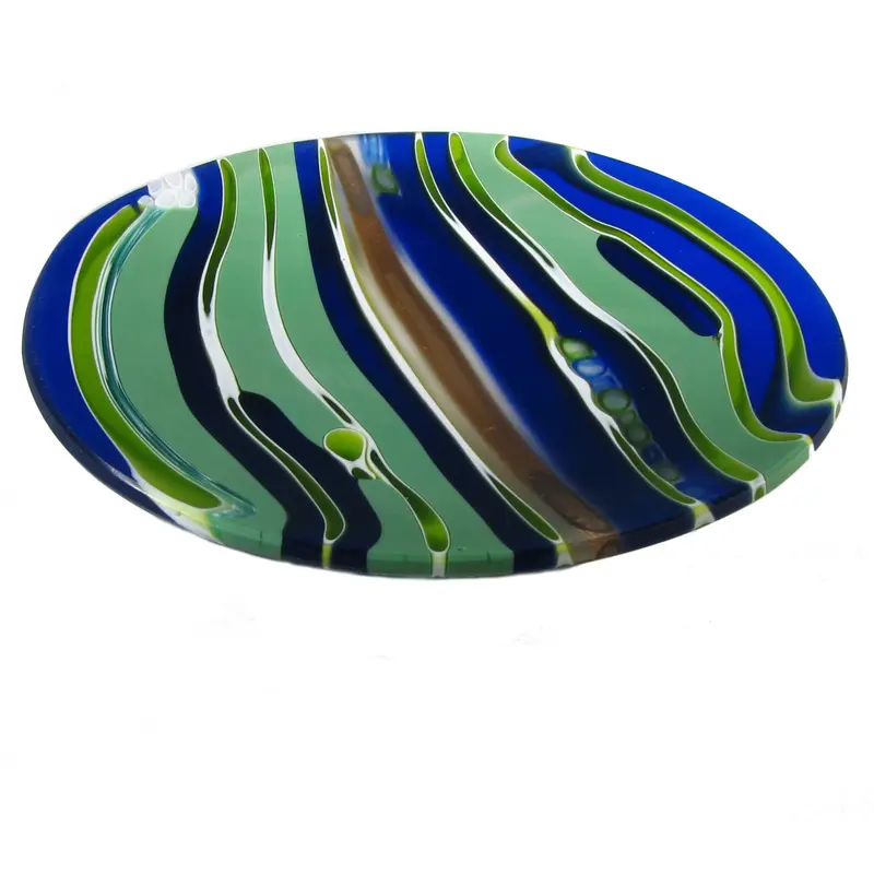Exclusive Murano glass decorative small plate