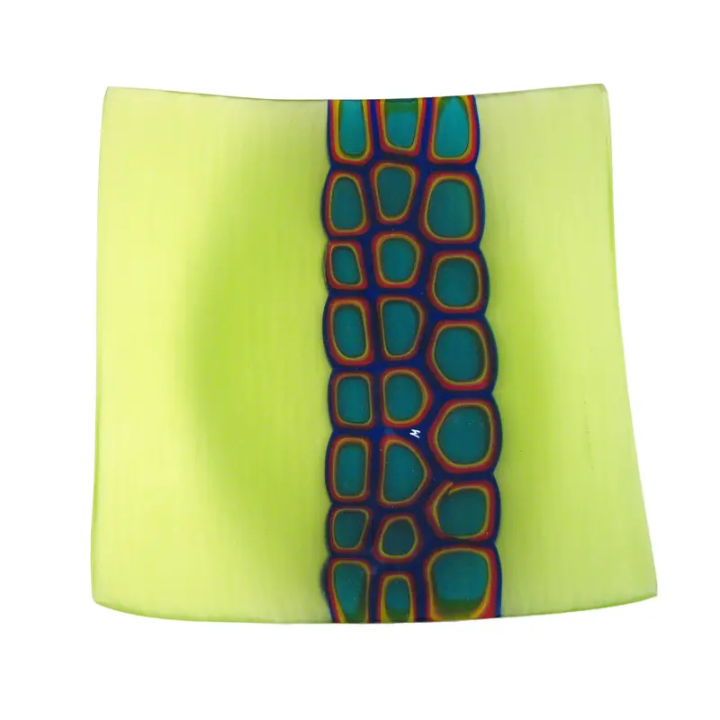 Exclusive Murano glass decorative small plate "Fascia"