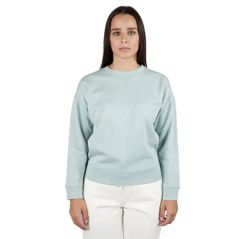 Felpa donna paricollo oversize in cotone felpato biologico | Grabs