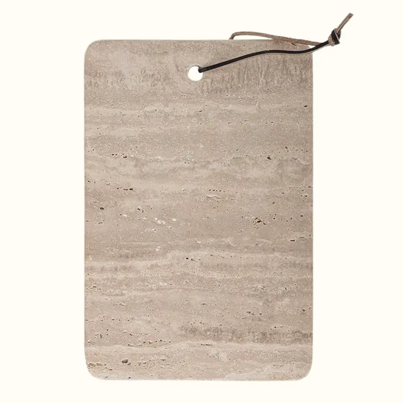 Filo Honed Travertine Cutting Board 30×20 cm