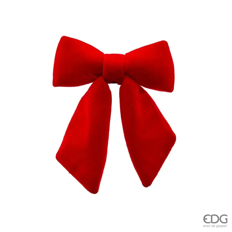 Fiocco decorativo in velluto 22x26 cm | EDG - Enzo De Gasperi