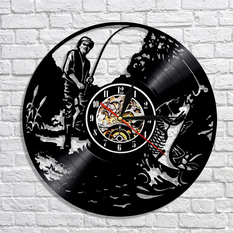 "FishingTime" - orologio da parete - IN ESCLUSIVA