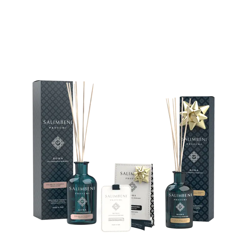 Flor de Laranjeira de Taormina 250ml  + Cartões Perfumados (3 pç) - Linho em Primavera + Madeira de Nogueira e Briar 100ml