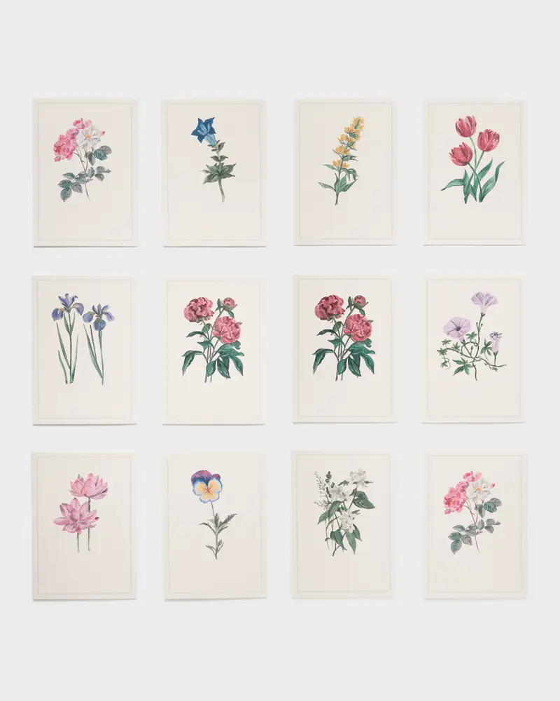 Floral Watercolor Place Cards (Set of 12)