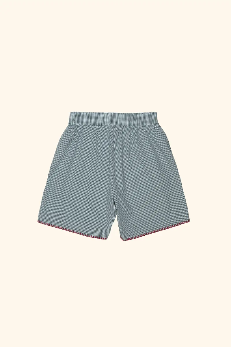 Forest Gingham Shorts