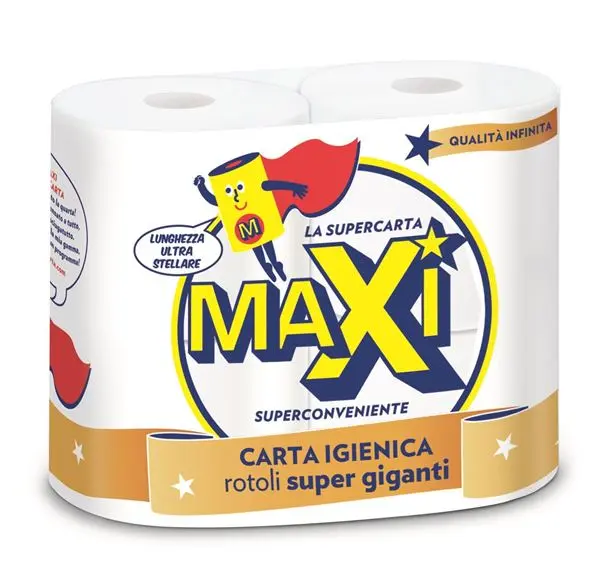 FORMATO CONVENIENZA 40 ROTOLI CARTA IGIENICA 4R 2V 2300 "ROTOLI GIGANTI"