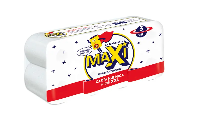 FORMATO RISPARMIO 108 ROTOLI CARTA IGIENICA 12R 3V XXL