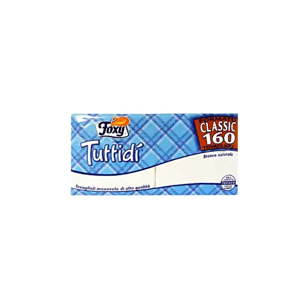 FORMATO RISPARMIO 25 CONFEZIONI Foxy tovaglioli tuttidi x 160 pz