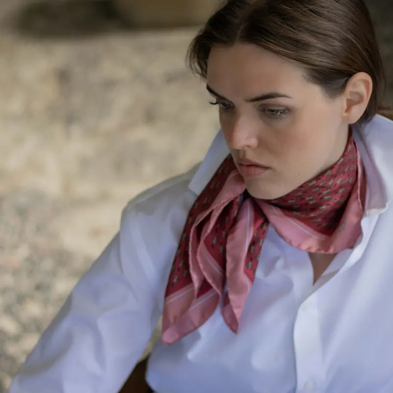 Foulard Bandana Cavalli in pura seta - 1109