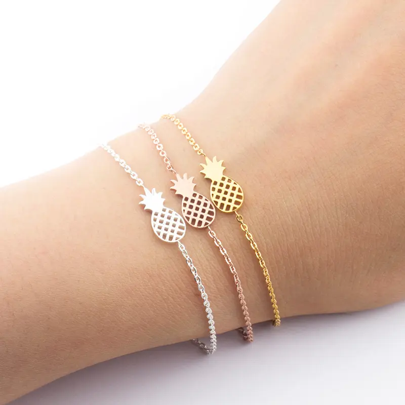 "Friendship" - bracciale ananas dell'amicizia - IN ESCLUSIVA