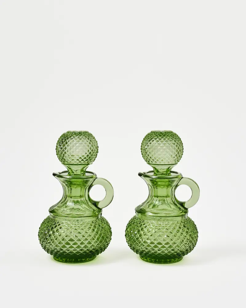 Galeano Oil and Vinegar Set, Olive