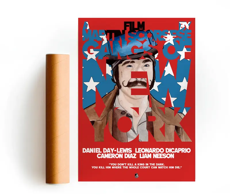 GANGS OF NEW YORK STAMPA D'ARTE