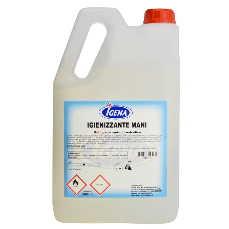 GEL IGIENIZZANTE MANI 5L