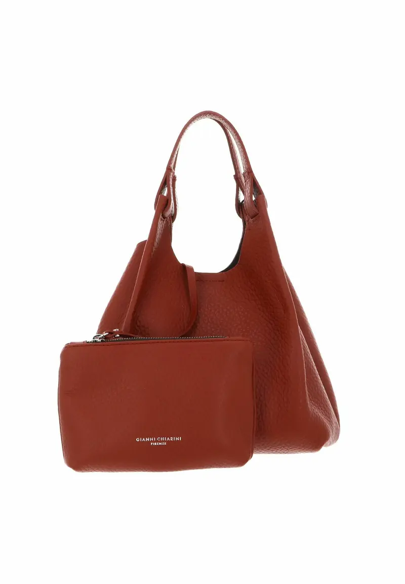 GIANNI CHIARINI - Borsa Dua Media - Brick Red / Testa Moro