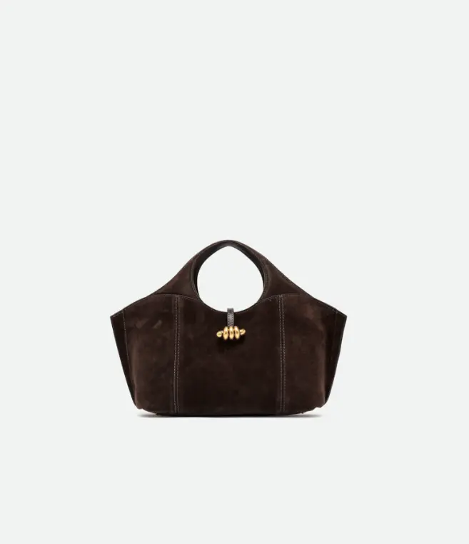 GIANNI CHIARINI - Borsa Infinity - Medium - Moka
