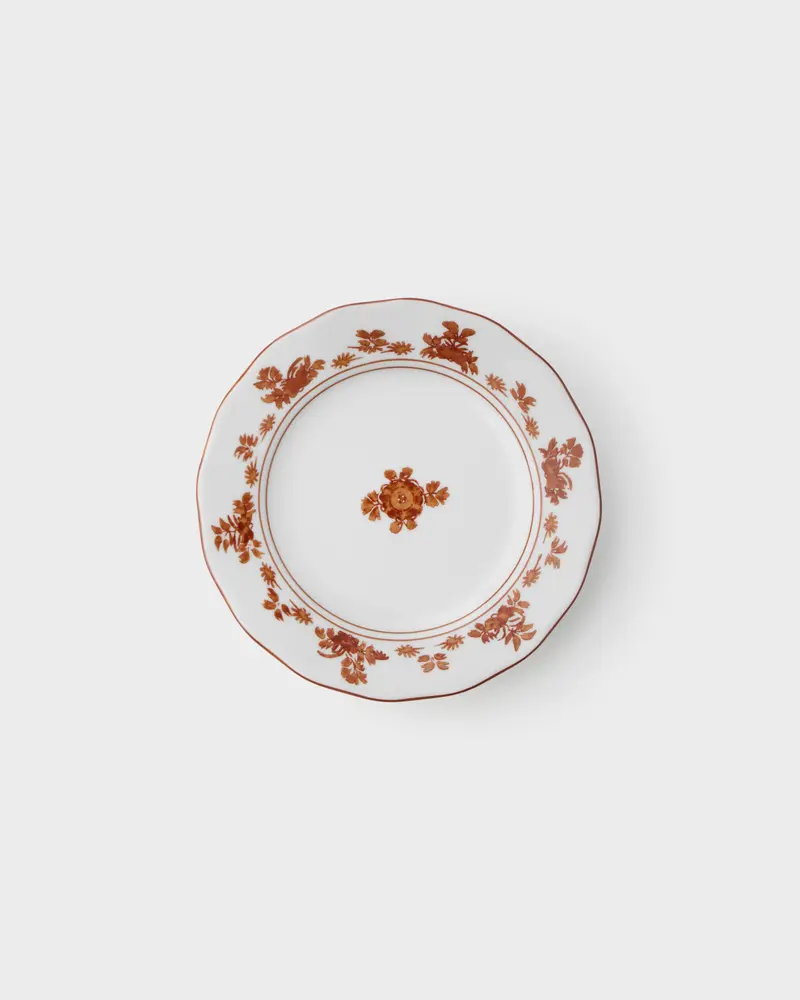 Gloria Porcelain Plate Bread plate, Rust