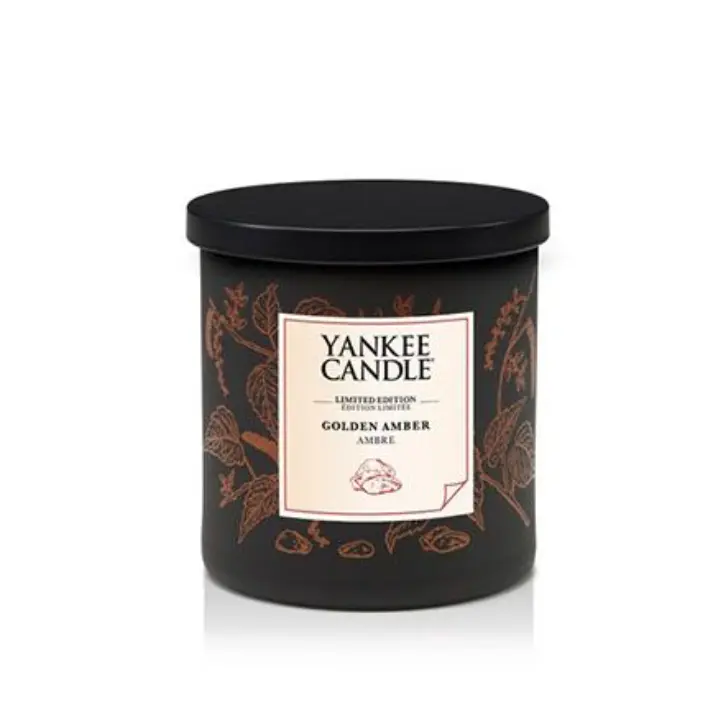 GOLDEN AMBER -Yankee Candle- Pillar Piccolo