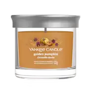 GOLDEN PUMPKING -SIGNATURE - Yankee Candle - FANTASTICAL FALL - TUMBLER GIARA PICCOLA