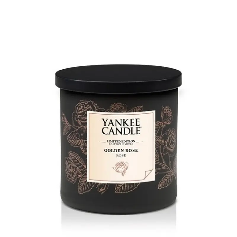 GOLDEN ROSE -Yankee Candle- Pillar Piccolo