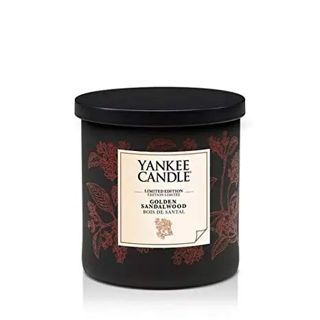 GOLDEN SANDALWOOD -Yankee Candle- Pillar Piccolo