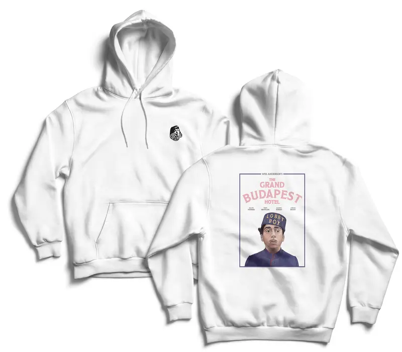 GRAND BUDAPEST HOTEL ZERO LOGO HOODIE