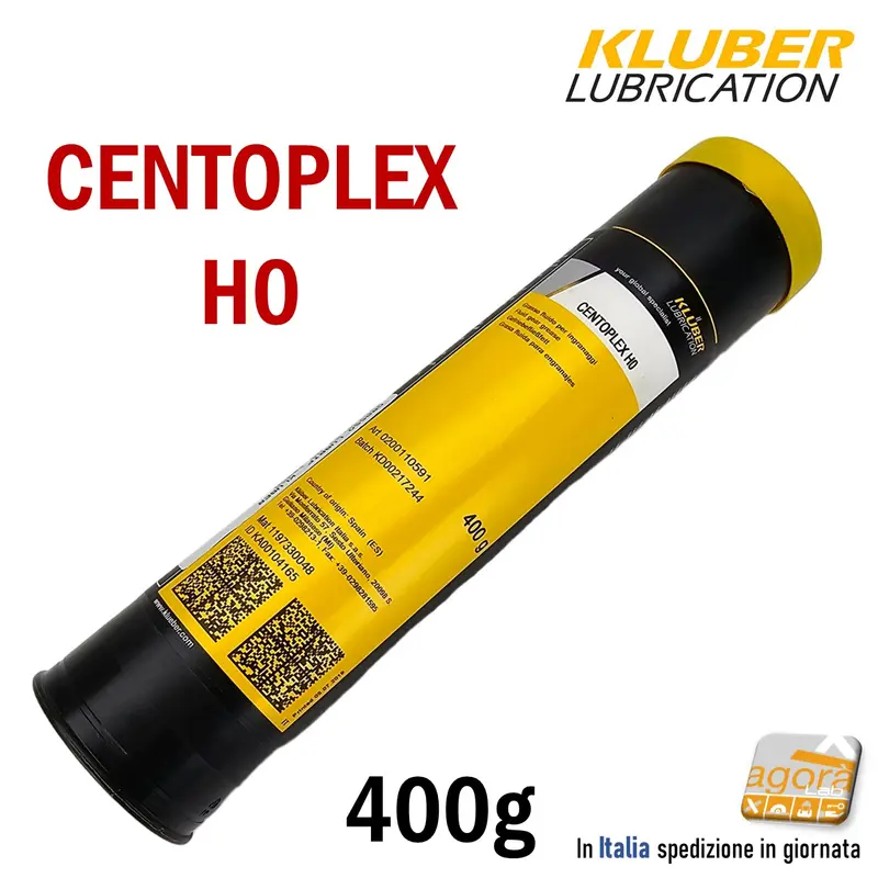 GRASSO LUBRIFICANTE KLUBER CENTOPLEX H0 art.0200110591 CARTUCCIA 400GR
