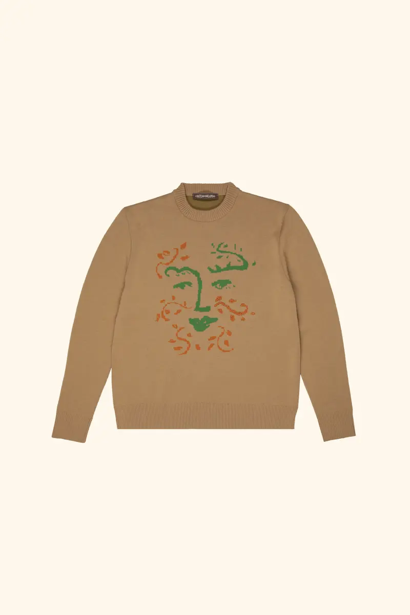 Green Man Crewneck