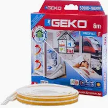 GUARNIZIONE ADESIVA PVC H MM 40 X 2,4 M BIANCA IN BIVALVA