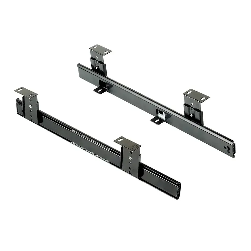 GUIDA PORTATASTIERA SOTTOPIANO ESTRAIBILE PROF. 40CM REGOLABILE X SCRIVANIA PIANO RIPIANO
