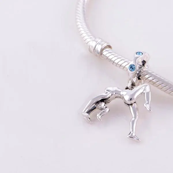 "Gymnastic" - charm ginnastica artistica in argento - IN ESCLUSIVA