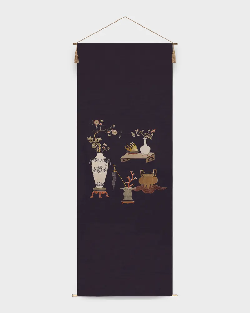 Hanging Decorative Paper Panel, Arjumand's World Rhapsody in Blue II