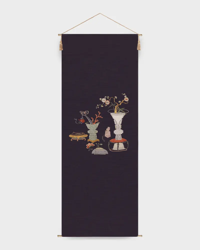 Hanging Decorative Paper Panel, Arjumand's World Rhapsody in Blue III