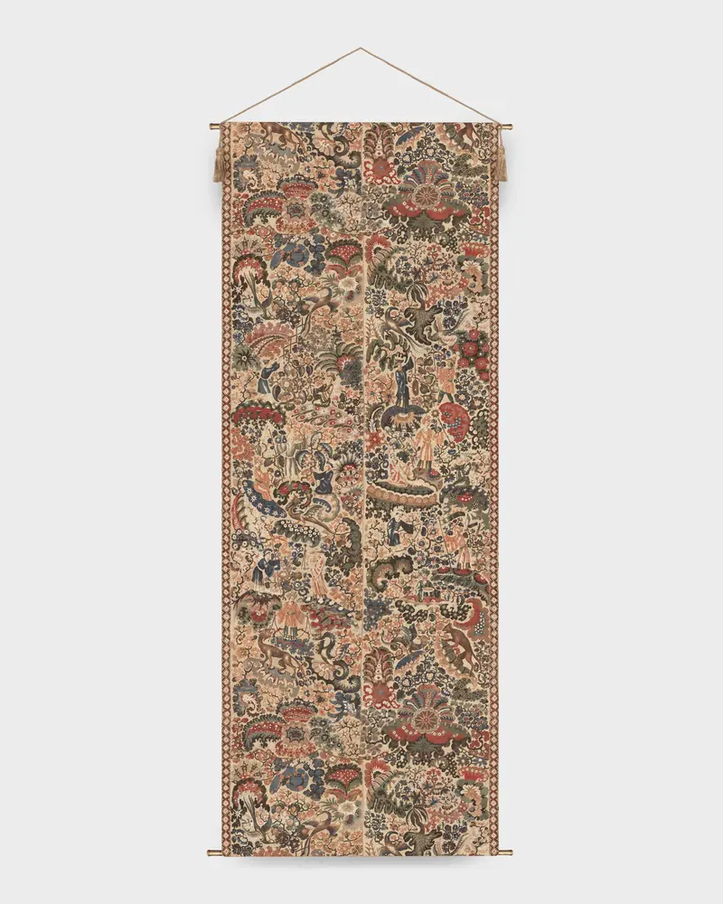 Hanging Decorative Paper Panel, Arjumand's World Tapisserie XXVIII