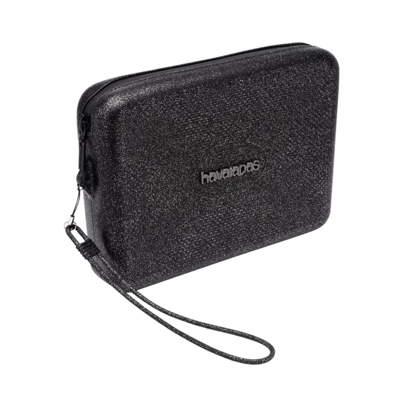 Havaianas Beach Necessaire Glitter Nera