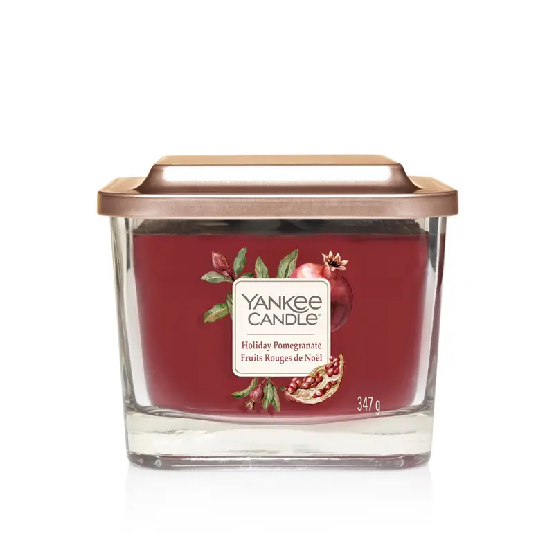 HOLIDAY POMEGRANATE -Yankee Candle- Candela Media - ELEVATION