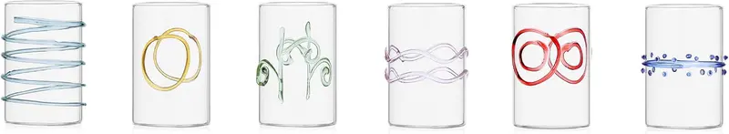 ICHENDORF - DECO' SET 6 BICCHIERI LIQUORE ARLECCHINO 352.008AR