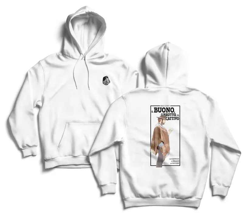 IL BUONO, IL BRUTTO IL CATTIVO LOGO HOODIE