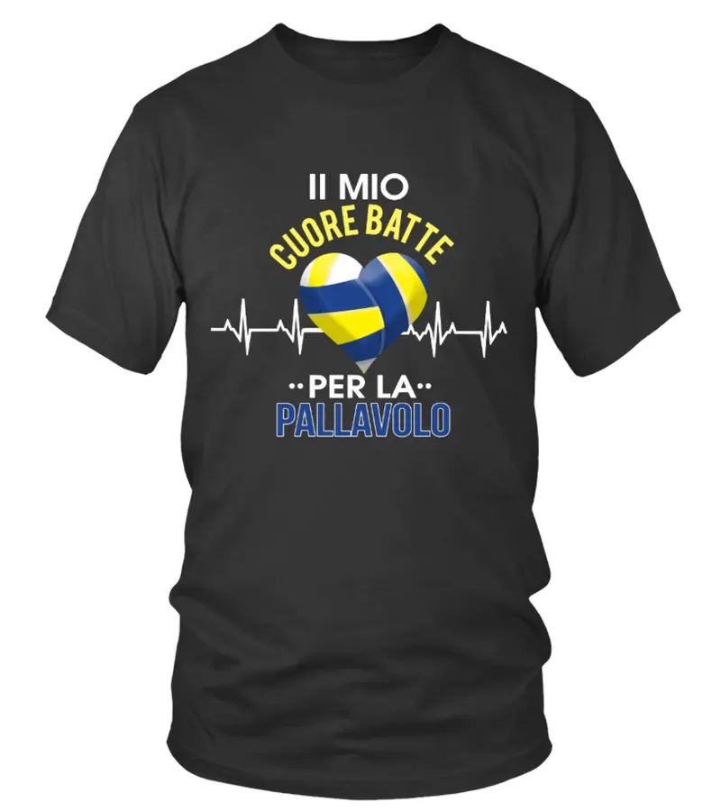 "Il mio Cuore batte per la Pallavolo" - t-shirt pallavolo - IN ESCLUSIVA