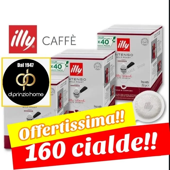 ILLY CAFFE' - 160  CIALDE E.S.E. COMPOSTABILI GUSTO INTENSO