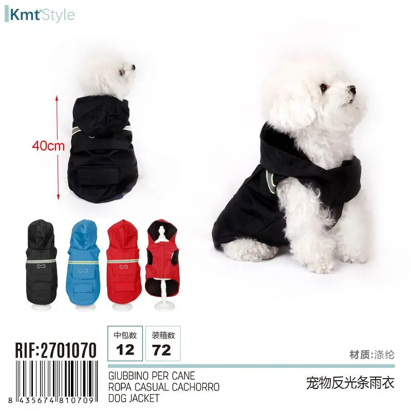 IMPERMEABILE PER CANE XL 40cm