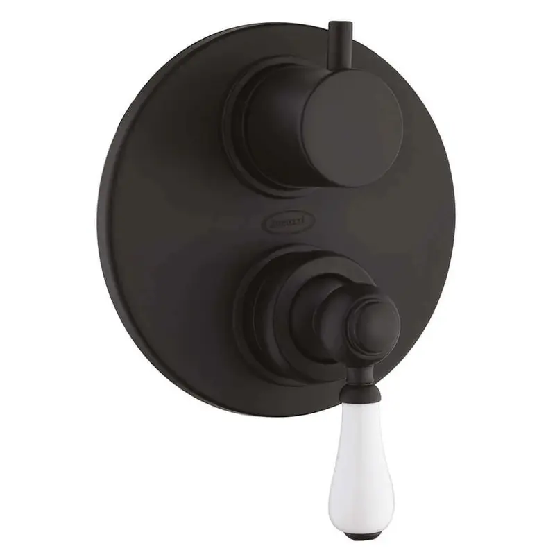 INCASSO DOCCIA CON DEVIATORE NERO JACUZZI TOSCA