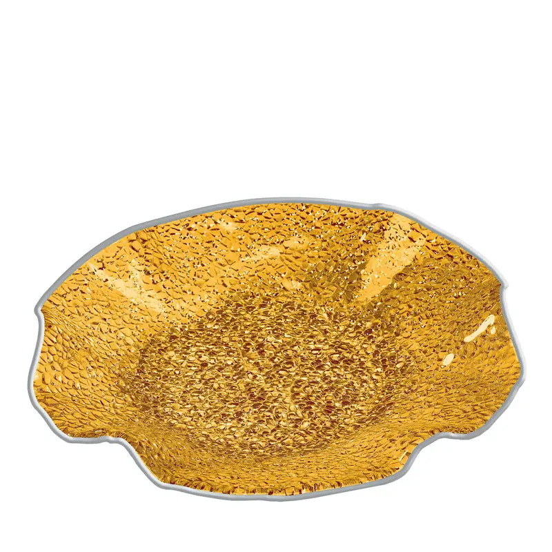 IVV - LIRICA ORO- CENTROTAVOLA SMERLATO ARGENTATO CM.27