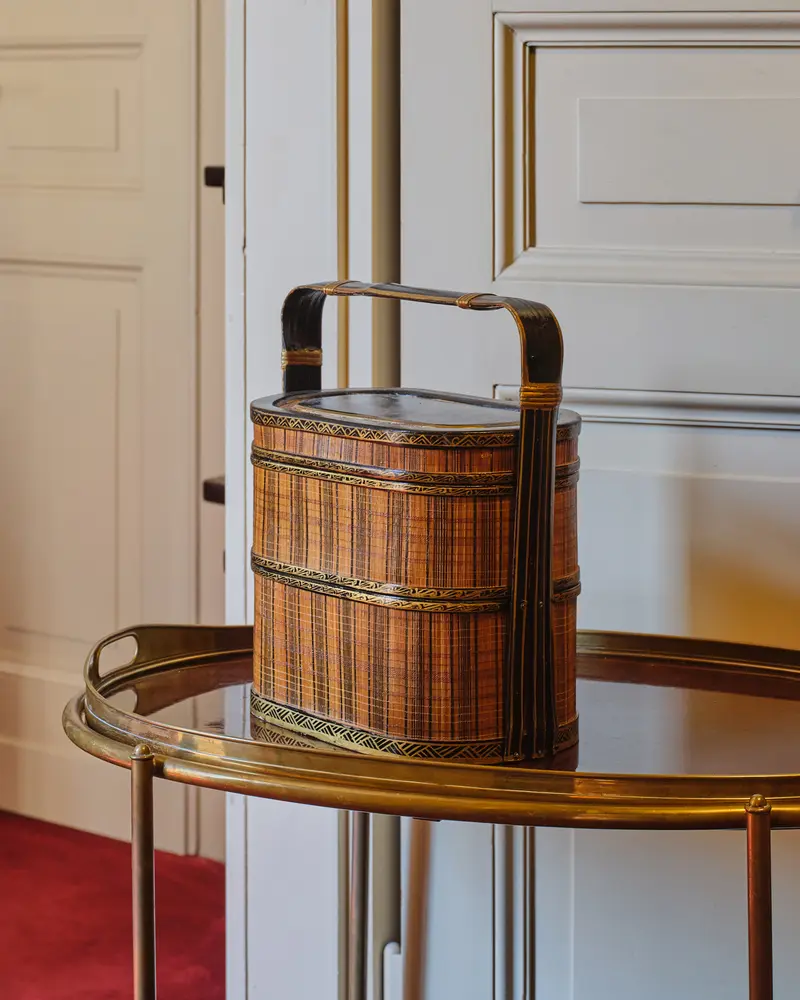 Japanese Bamboo Food Carrier, 19th Century